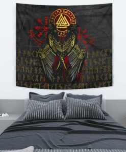 Raven Gold Version Tapestry for Wall Décor