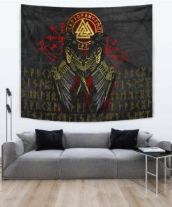 Raven Gold Version Tapestry for Wall Décor