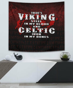 Raven Valknut Viking Homeset Tapestry for Wall Décor