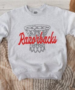 Razorbacks Basketball Hoop Sweatshirt, Arkansas Basketball Pullover, University of Arkansas Sweater, Womens Basketball Crewneck, Go Hogs Tee, Hoodie
