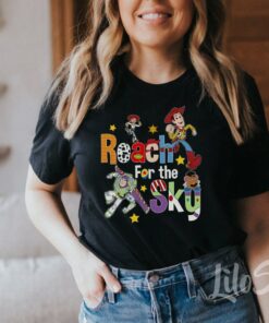 Reach For The Sky Shirt, Disney Toy Story Shirt, Disney Family Trip shirt, Matching Disney Family Shirt, Disney Character shirts, Andy Tees Gift Adult Kid Toddler Tee