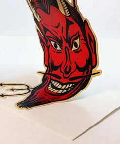 Red Devil 1950'S Vintage Style Decal, Vinyl Car Sticker, Rat Rod, Racing
