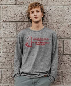 Reserve Collection By Tri-Blend Long Sleeve Shirt Vintage Retro, Alabama Sweatshirt Full Size Gifts for NCAA Fans