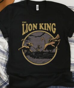 Retro 90s Disney Lion King Distressed Lion King Trio Graphic Shirt, Unisex T-shirt Family Birthday Gift Adult Kid Toddler Comfort Colors Tee