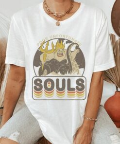 Retro 90s Disney Villains Ursula Poor Unfortunate Souls Shirt, Disneyland Vacation Unisex T-shirt Family Birthday Gift Adult Kid Toddler Tee