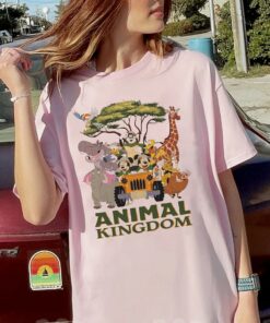 Retro Animal Kingdom Disney Shirt, Cute Mickey And Friends Shirt, Vintage Disneyland Minnie, Pluto, Donald, Goofy, Walt Disney World Shirt