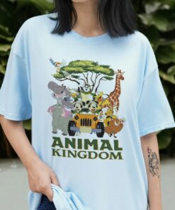 Retro Animal Kingdom Disney Shirt, Cute Mickey And Friends Shirt, Vintage Disneyland Minnie, Pluto, Donald, Goofy, Walt Disney World Shirt