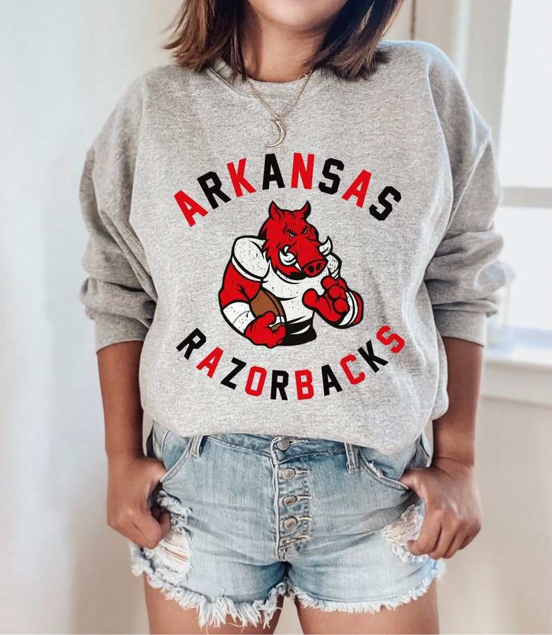 Retro Arkansas Shirt Unisex Vintage Arkansas Razorbacks T Shirt Football Season Gameday Apparel Arkansas Football Graphic Tee, Sweatshirt, Hoodie