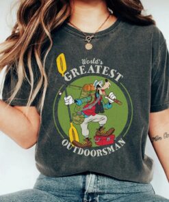 Retro Disney Goofy Outdoorsman Shirt, Disneyland Family Vacation Gift Unisex T-shirt Birthday Gift Hoodie Sweatshirt Adult Kid Toddler Tee