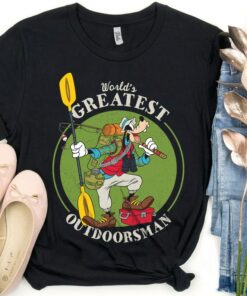 Retro Disney Goofy Outdoorsman Shirt, Disneyland Family Vacation Gift Unisex T-shirt Birthday Gift Hoodie Sweatshirt Adult Kid Toddler Tee