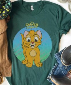 Retro Disney Oliver and Company Shirt, Disneyland World Vacation Trip Gift, Unisex T-shirt Family Birthday Gift Adult Kid Toddler Tee