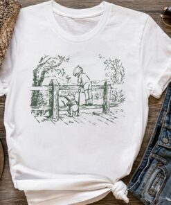 Retro Disney Winnie the Pooh and Christopher Robin Shirt, Magic Kingdom Holiday Unisex T-shirt Family Birthday Gift Adult Kid Toddler Tee