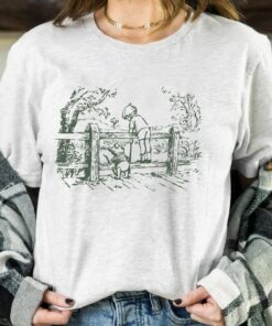 Retro Disney Winnie the Pooh and Christopher Robin Shirt, Magic Kingdom Holiday Unisex T-shirt Family Birthday Gift Adult Kid Toddler Tee