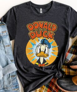 Retro Donald Duck Quack Shirt, Funny Donald T-shirt, Disney Family Trip Tee, Disneyland Vacation Gift, Disney World Shirt, Magic Kingdom Gift Adult Kid Toddler Tee