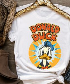 Retro Donald Duck Quack Shirt, Funny Donald T-shirt, Disney Family Trip Tee, Disneyland Vacation Gift, Disney World Shirt, Magic Kingdom Gift Adult Kid Toddler Tee
