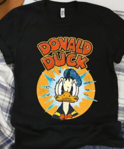 Retro Donald Duck Quack Shirt, Funny Donald T-shirt, Disney Family Trip Tee, Disneyland Vacation Gift, Disney World Shirt, Magic Kingdom Gift Adult Kid Toddler Tee