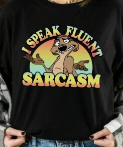 Retro Funny Disney Lion King Timon Speaks Sarcasm T-shirt, Magic Kingdom Holiday Unisex T-shirt Family Birthday Gift Adult Kid Toddler Tee