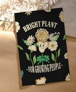 Retro Home Decor, 70s Floral Pattern, Retro 70s Art Print, Retro Decor, Affirmation Poster