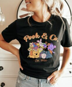 Retro Pooh and Co EST 1926 Shirt, Cute Pooh Bear And Friends Shirt, Vintage Winnie The Pooh, Piglet, Eeyore, Tigger, Walt Disney World Shirt