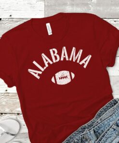 Retro Vintage Alabama Shirt, Cute Alabama Football T-Shirt For Women & Men Unisex, Game Day Tailgate Sports College University Style Al Bama