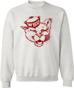 Retro Washington State Booster Club Sweatshirt, WSU Sweatshirt Gifts for Fans, Washington State Cougar Sweatshirts