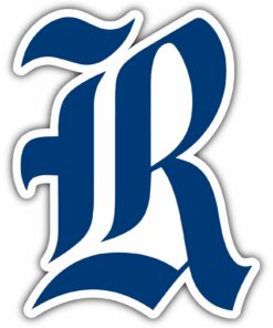 Rice Owls University College NCAA Logo Vinyl Decals Sticker For Car Truck Door And Window Laptop Gifts For Fans
