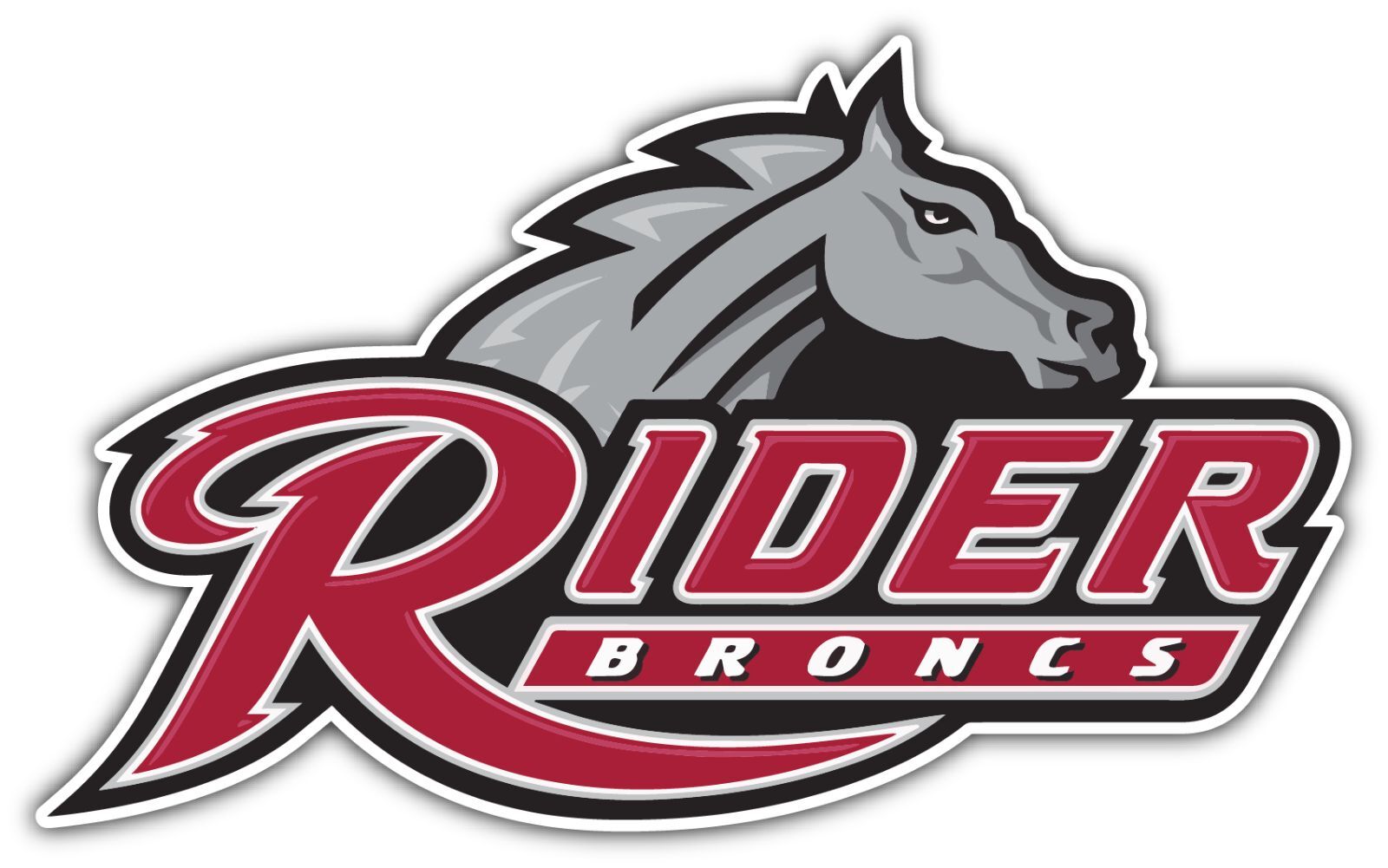 Rider Broncs University College NCAA Logo Vinyl Decals Sticker For Car Truck Door And Window Laptop Gifts For Fans