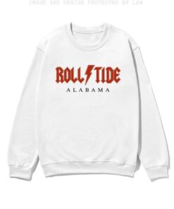 Rolltide Sweatshirt Bama Shirt Alabama Varsity Clothing For Games Crew Crimson College T-Shirt Rock Style Metal Merch Sweater