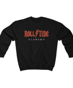 Rolltide Sweatshirt Bama Shirt Alabama Varsity Clothing For Games Crew Crimson College T-Shirt Rock Style Metal Merch Sweater