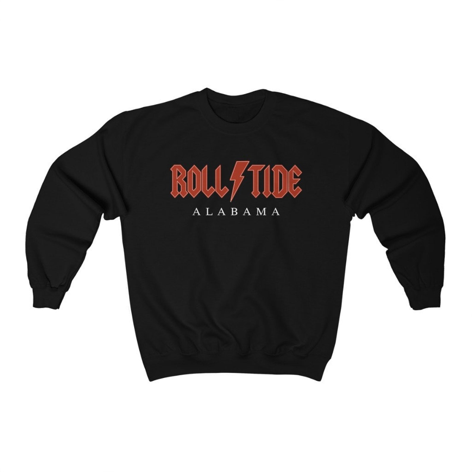 Rolltide Sweatshirt Bama Shirt Alabama Varsity Clothing For Games Crew Crimson College T-Shirt Rock Style Metal Merch Sweater