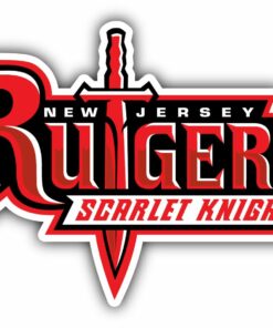 Rutgers Scarlet Knights NCAA Logo Vinyl Decals Sticker For Car Truck Door And Window Laptop Gift For Fans