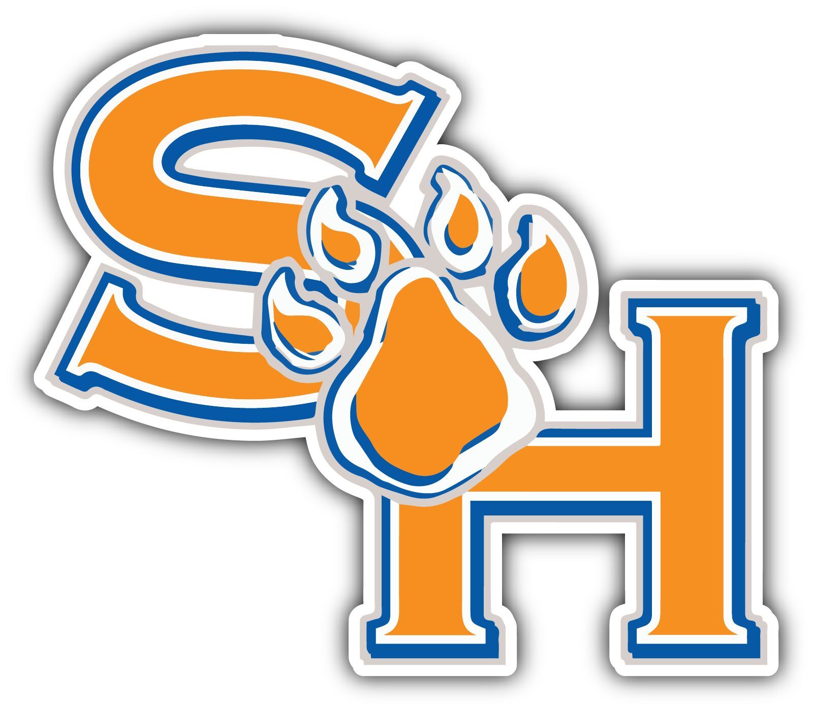 Sam Houston State Bearkats College NCAA Logo Vinyl Decals Sticker For Car Truck Door And Window Laptop Gifts For Fans