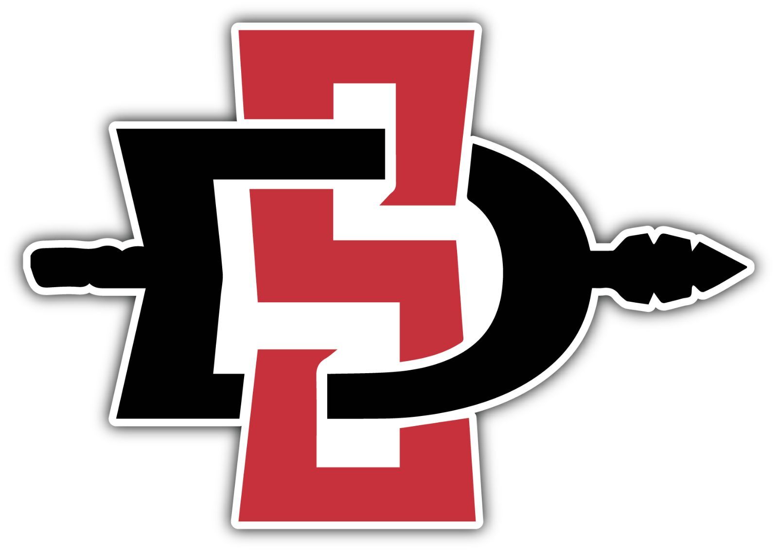 San Diego State Aztecs College NCAA Logo Vinyl Decals Sticker For Car Truck Door And Window Laptop Gifts For Fans