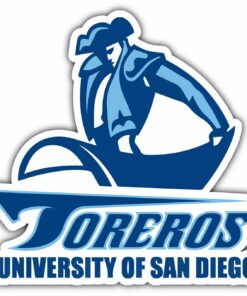 San Diego Toreros University College NCAA Logo Vinyl Decals Sticker For Car Truck Door And Window Laptop Gift For Fans