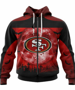 San Francisco 49ers Hoodies Halloween Custom Name & Number Gifts for Fans