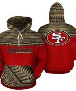 San Francisco 49Ers Ncaa Football Maori Tattoo V2 3D All Over Print Hoodie, Zip-Up Hoodie