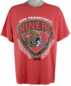 San Francisco 49ers Spell-Out T-Shirt 1993 Vintage Style Hoodie Sweatshirt Reprinted Full Size Gifts for NFL Fans