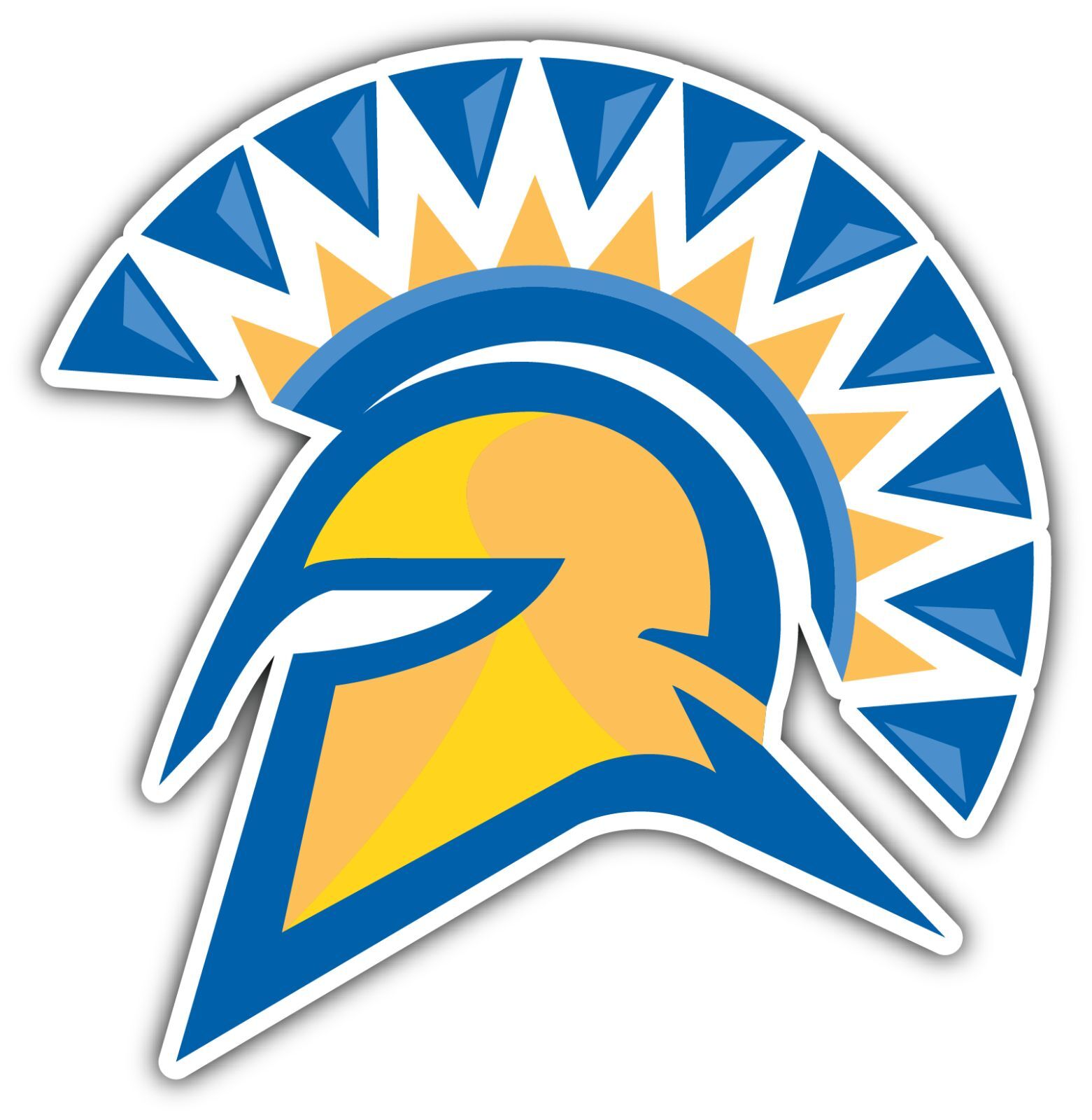 San Jose State Spartans College NCAA Logo Vinyl Decals Sticker For Car Truck Door And Window Laptop Gifts For Fans