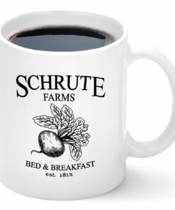 Schrute Farms Mug Schrute Farms Bed And Breakfast Est. 1992 The Office Coffee Mug The Office Gifts For Men Women Funny Coffee Mug Cup