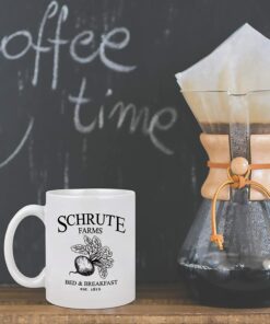 Schrute Farms Mug Schrute Farms Bed And Breakfast Est. 1992 The Office Coffee Mug The Office Gifts For Men Women Funny Coffee Mug Cup