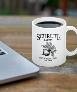 Schrute Farms Mug Schrute Farms Bed And Breakfast Est. 1992 The Office Coffee Mug The Office Gifts For Men Women Funny Coffee Mug Cup