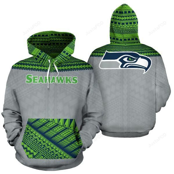 Seattle Seahawks Ncaa 3D All Over Print Hoodie, Zip-Up Hoodie