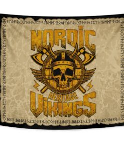 See You In Valhalla Tapestry for Wall Décor