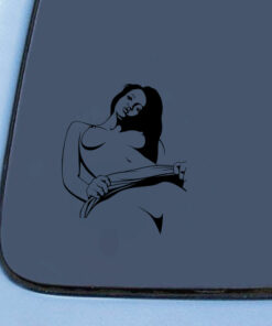 Sexy Woman Car Sticker Decal Reflective Allure Naked Girl Strippers Accessories