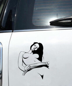 Sexy Woman Car Sticker Decal Reflective Allure Naked Girl Strippers Accessories