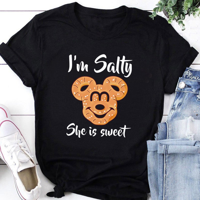 She Is Sweet, He Is Salty, Couple Disney Shirt, Couples shirts, Disney Shirt, Disney Anniversary Shirt, Cute Couple Shirt, Disney Vacation Gift Adult Kid Toddler Tee