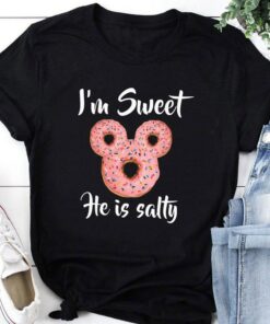 She Is Sweet, He Is Salty, Couple Disney Shirt, Couples shirts, Disney Shirt, Disney Anniversary Shirt, Cute Couple Shirt, Disney Vacation Gift Adult Kid Toddler Tee