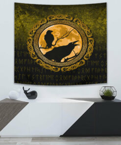 Shield Maiden Tapestry for Wall Décor