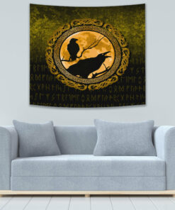Shield Maiden Tapestry for Wall Décor
