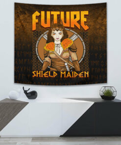 ShieldMaiden Tapestry Wall Décoration